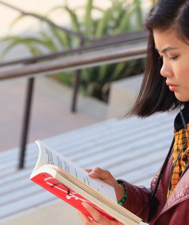 Girl Reading a Book